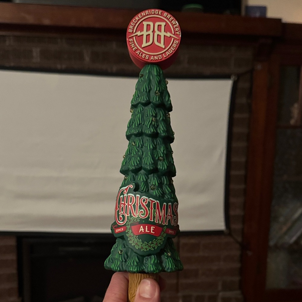 Breckenridge Green Christmas Ale Tap Handle